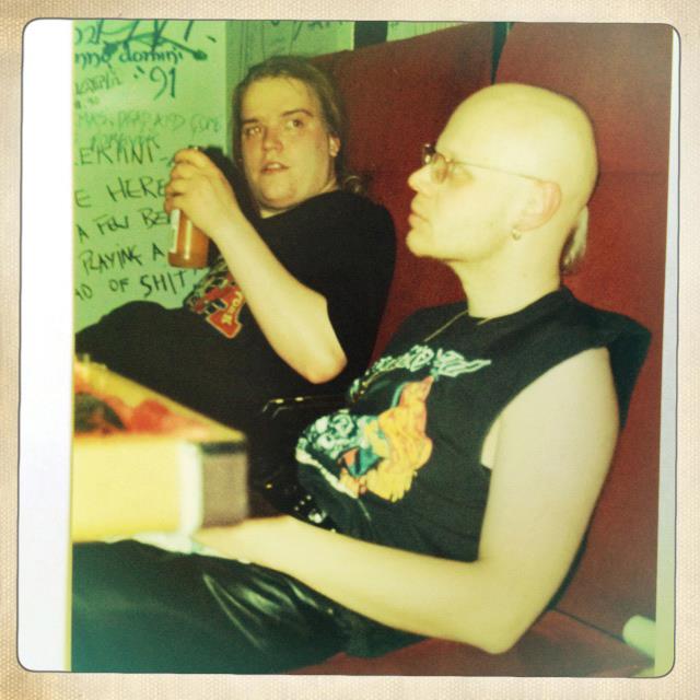 The rhythm section backstage